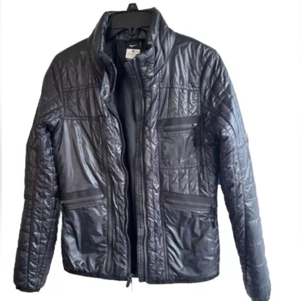Nike Primaloft Insulated Quilted Black Puffer Jacket Women’s Size S (Runs Small)
